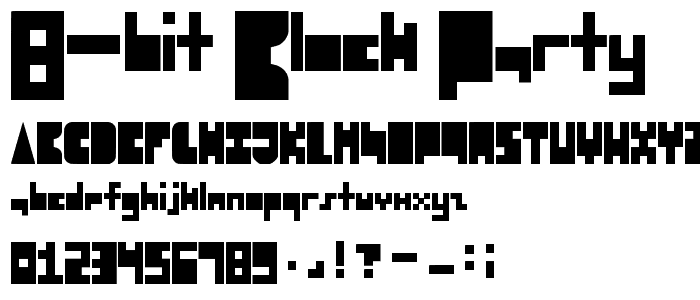8-bit Block Party police